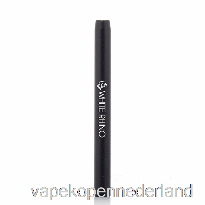 Elektronische Sigaret Vape Witte Neushoorn Metalen Vleermuis Proefpijp Zwart